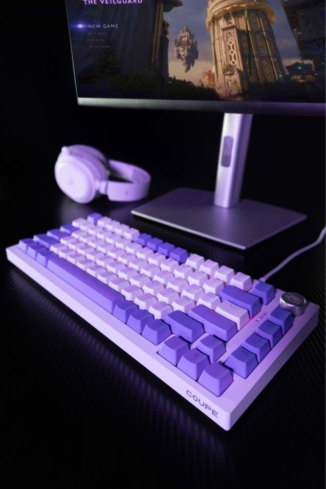 Фото - Клавіатура бездротова ігрова Proove Gaming Coupe (Ukraine Layout) White (WKCP00022402)