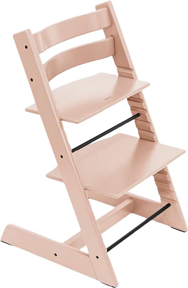 Фото - Стульчик для кормления классический Stokke Tripp Trapp Serene Pink (100134)