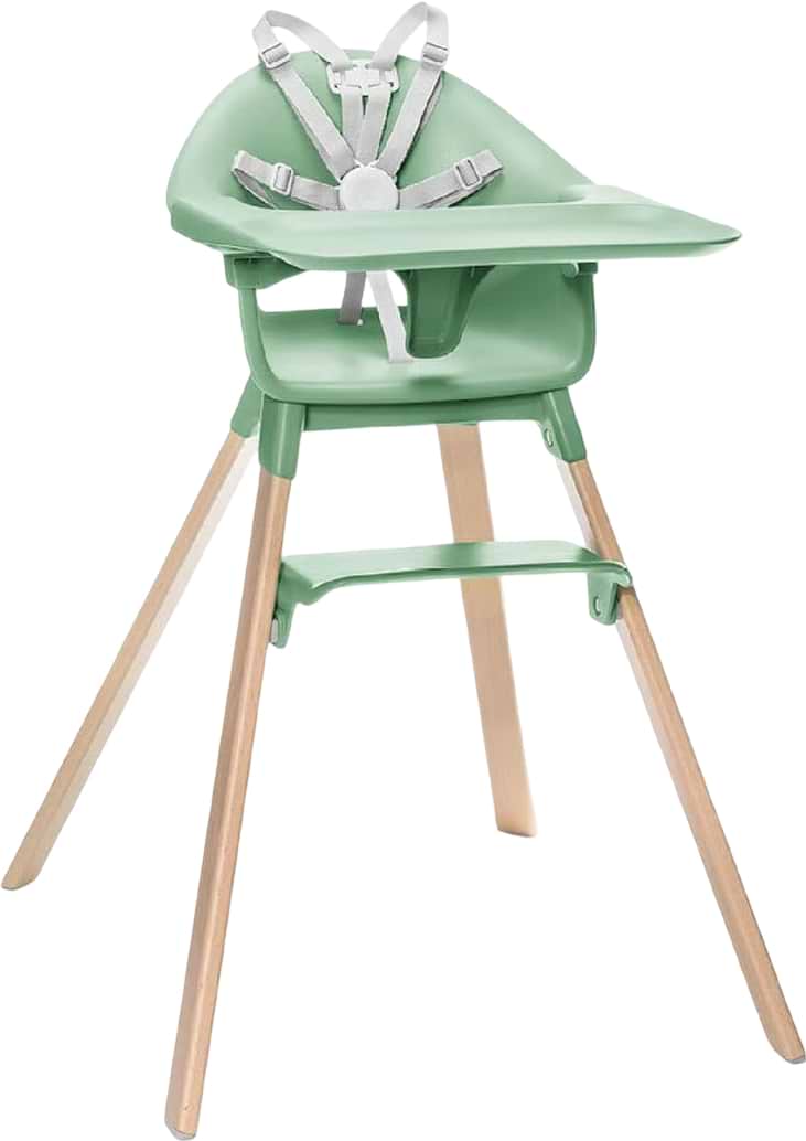 Купить Стульчик для кормления классический Stokke Clikk Clover Green (552002) - Фото 1 Стульчик для кормления классический Stokke Clikk Clover Green (552002) - Фото 1