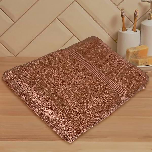 Фото - Полотенце банное Zastelli 70х130 см бежевый (11596)