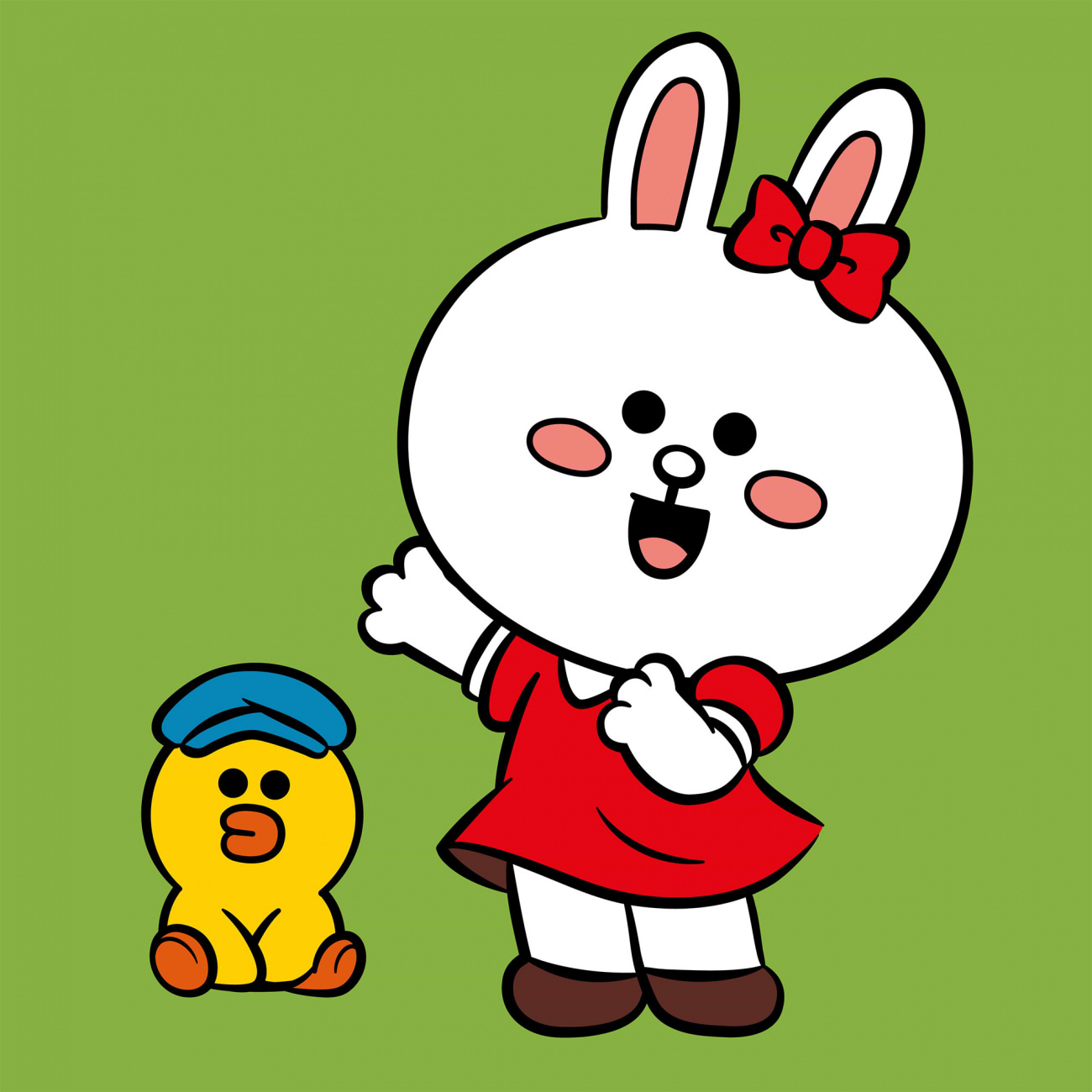 Картина по номерам Santi Лайн Фрэндс. Лошади и Салли 25х25 см (955016)