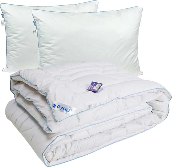Фото - Набор одеяло евро + подушка Руно ШЕУ (925.29ШЕУ_Белый)