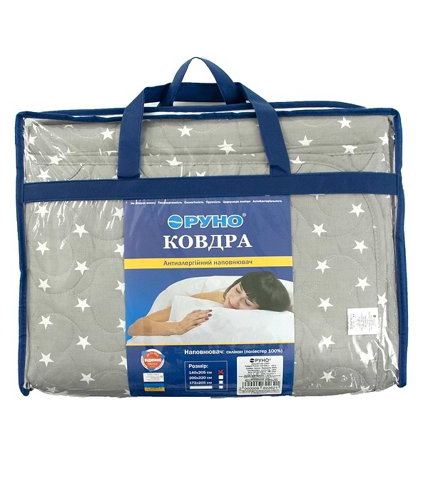 Фото - Одеяло летнее полуторное Руно 140х205 бязь силикон (321.02СЛК_Зигзаг)