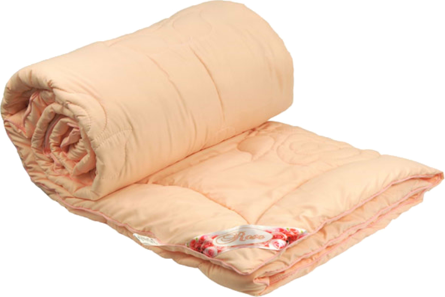 Одеяло демисезонное двуспальное евро Руно 200х220 с волокном (322.52Rose Pink)