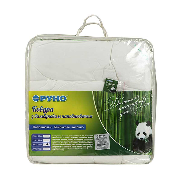 Фото - Ковдра демісезонна двоспальна Руно 172х205 бамбукова (316.29БКУ)