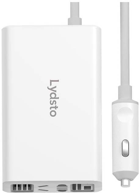 Фото - Інвертор автомобільний Lydsto Vehicle Inverter Standard White YM-CZNBQ01 Фото - Інвертор автомобільний Lydsto Vehicle Inverter Standard White YM-CZNBQ01