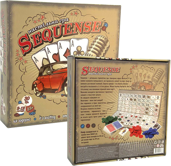 Фото - Настільна гра (12+) Strateg Sequense (30361)