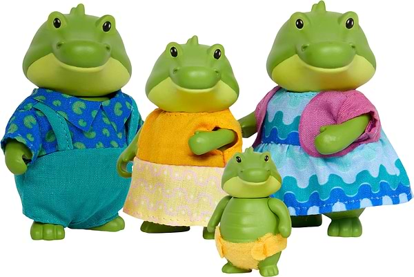 Фото - Колекційні фігурки набір Li'l Woodzeez Сім'я Крокодилів 4 шт. (WZ6796)