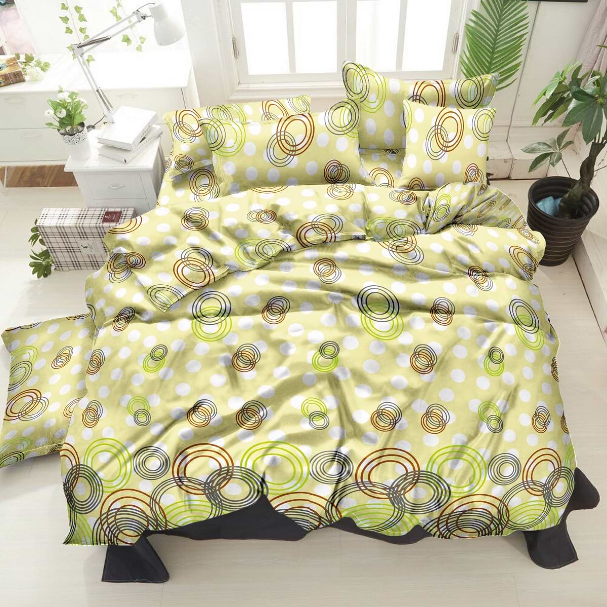 Комплект постельного белья Zastelli Beige бязь Gold 200х220 см молочный (30-0263)