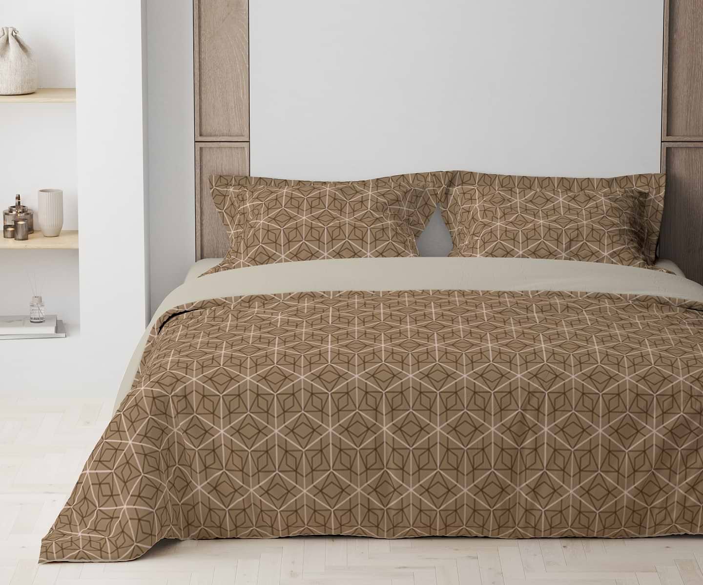 Комплект постельного белья ТЕП Happy Sleep Bronze Grid (2-03796_32685)