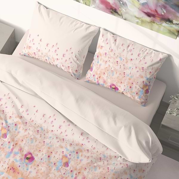 Фото - Комплект постільної білизни DAISY мікрофібра Pink Flower 175х215 (4820288222248)