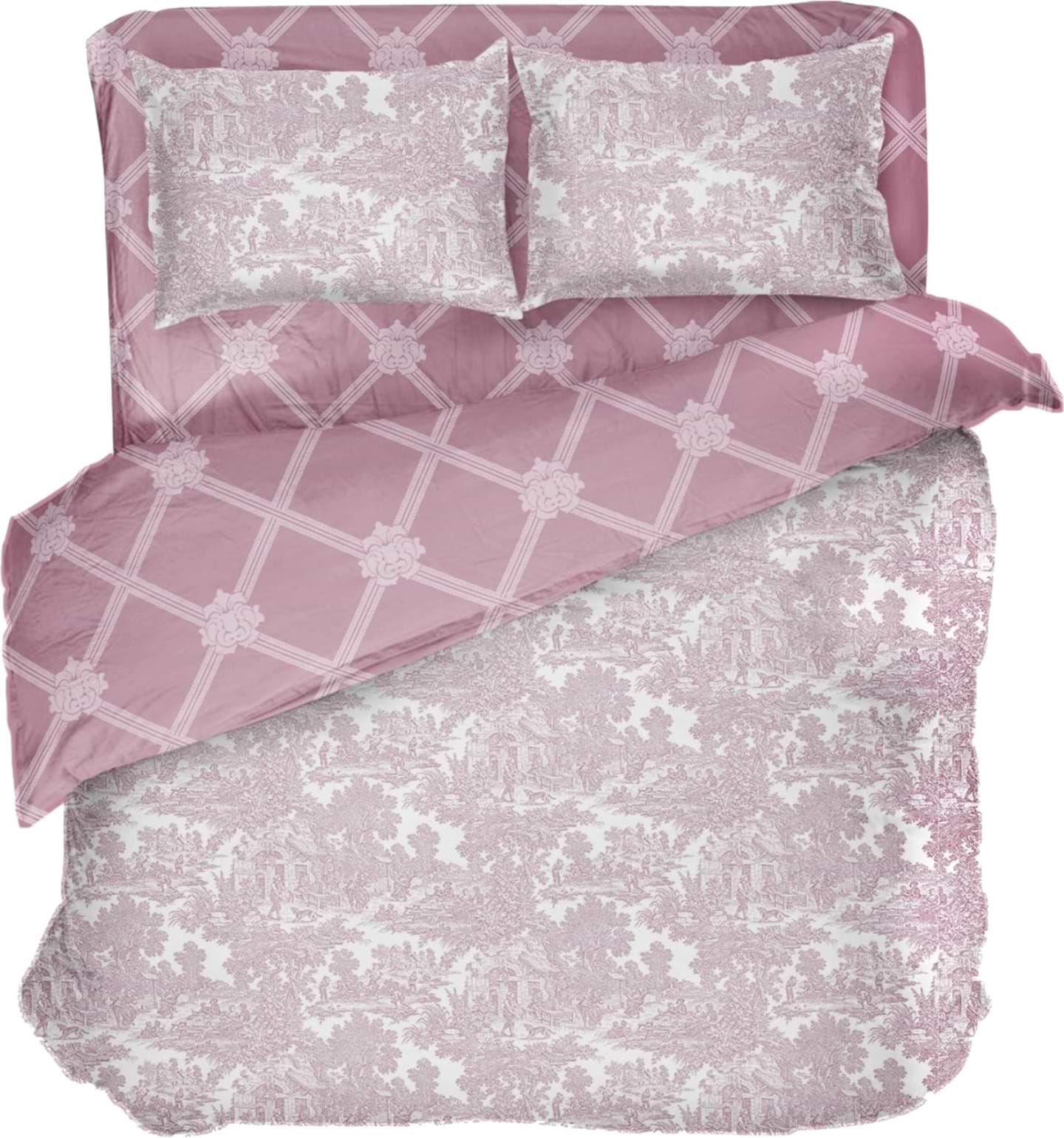 Комплект постельного белья DAISY микрофибра Fiery 200х215 (4820288221883) - Фото 1