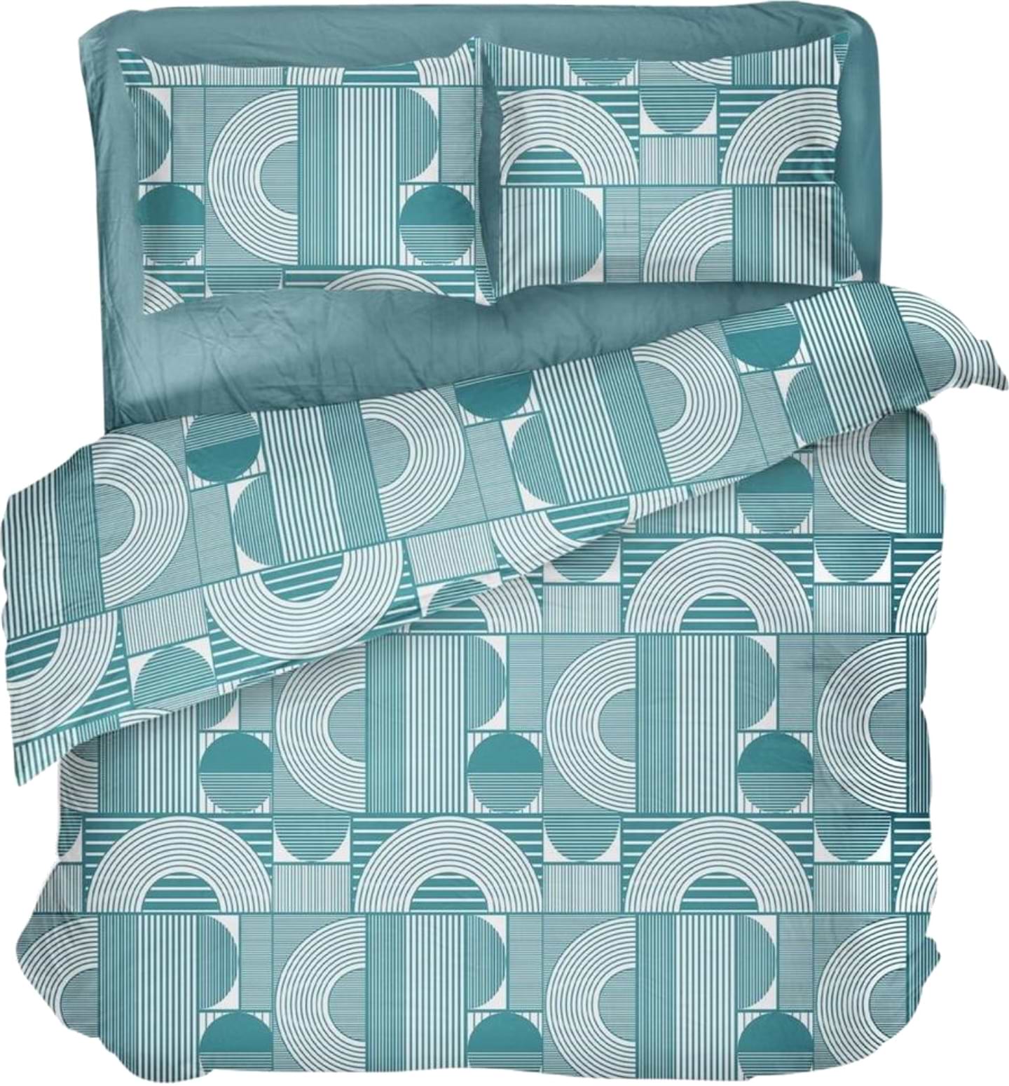Комплект постільної білизни DAISY мікрофібра Cozy Stripe 200х215 (4820288221975) - Фото 1