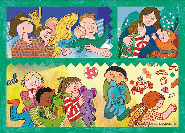 Фото - Пазлы (3-4 года) Trefl "Приключения" / Семья Бази (4в1)(34606)