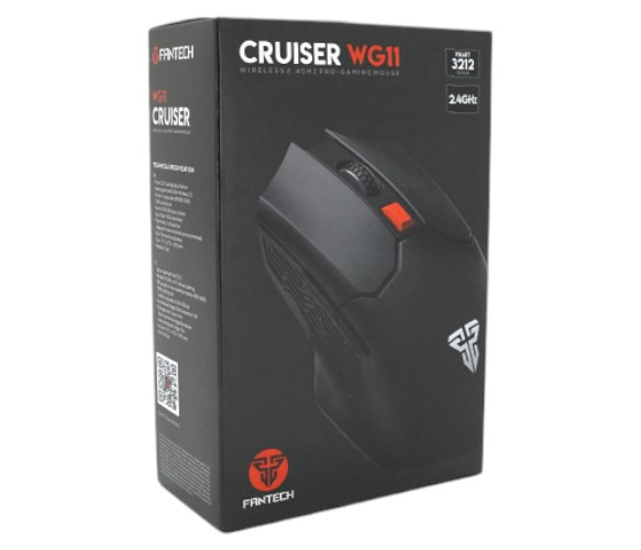 Фото - Миша бездротова ігрова Fantech WG11 CRUISER Black (WG11CRUISER-B)