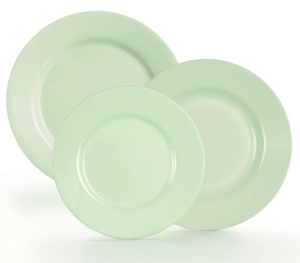 Фото - Уценка - Столовый сервиз Luminarc PLUMI PARADISE GREEN 18 пр. (V9232)