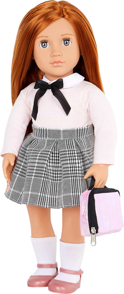Лялька Our Generation Карлі в рожевому светрі з аксесуарами 46 см (BD31369Z) - Фото 1