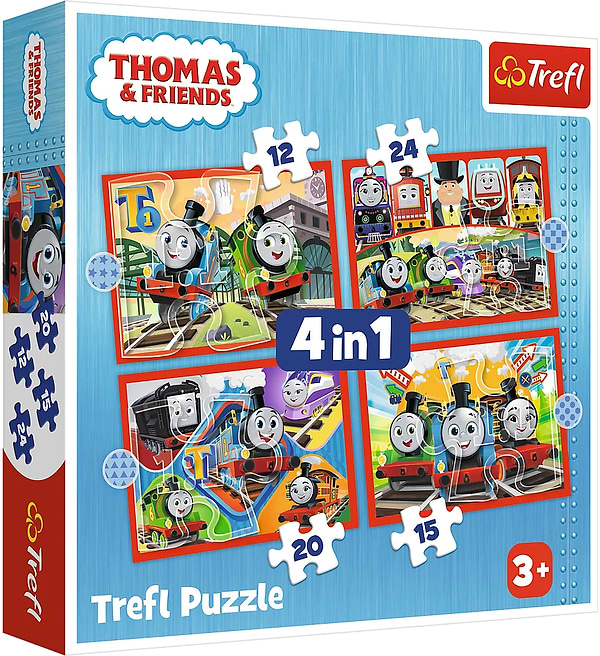 Фото - Пазлы (3-4 года) Trefl 4в1 Thomas&Friends Удивительный Томас (46190)
