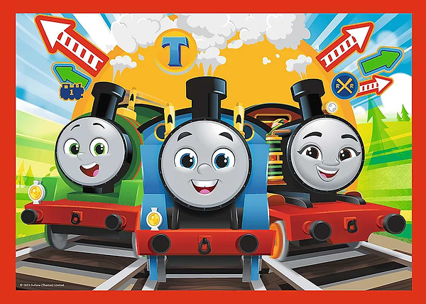 Фото - Пазлы (3-4 года) Trefl 4в1 Thomas&Friends Удивительный Томас (46190)