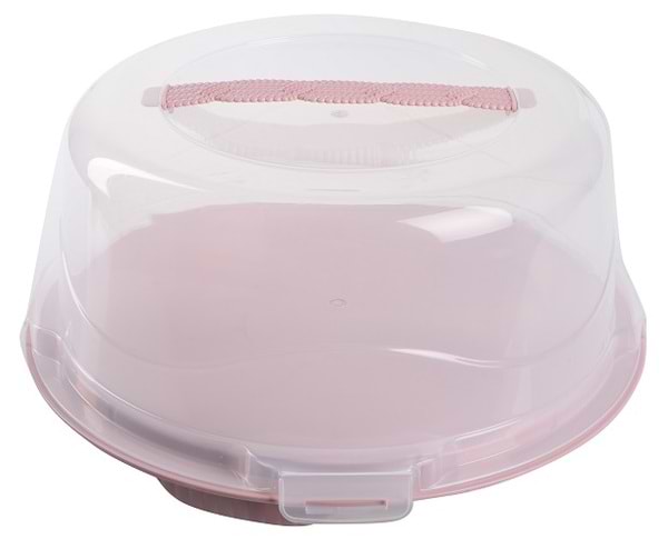 Фото - Емкость для хранения торта VIOLET HOUSE 0011 кругла велика PINK POWDER Фото - Емкость для хранения торта VIOLET HOUSE 0011 кругла велика PINK POWDER