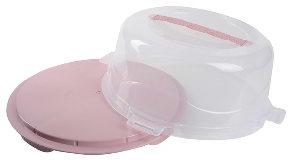 Фото - Емкость для хранения торта VIOLET HOUSE 0011 кругла велика PINK POWDER
