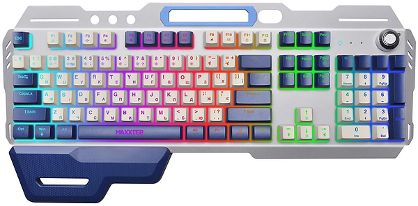 Фото - Клавіатура дротова ігрова Maxxter KBG-RGB-01-UA