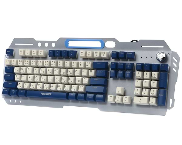 Фото - Клавіатура дротова ігрова Maxxter KBG-RGB-01-UA