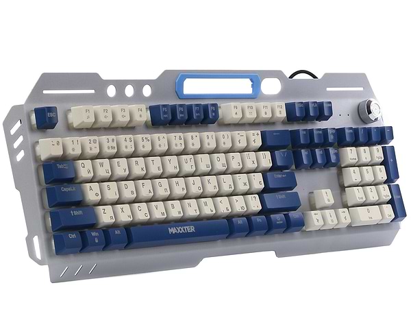 Фото - Клавіатура дротова ігрова Maxxter KBG-RGB-01-UA
