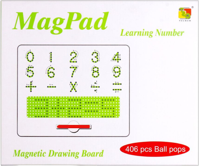 Дошка TELSCH магнітна цифри в асортименті (TSQ-406)
