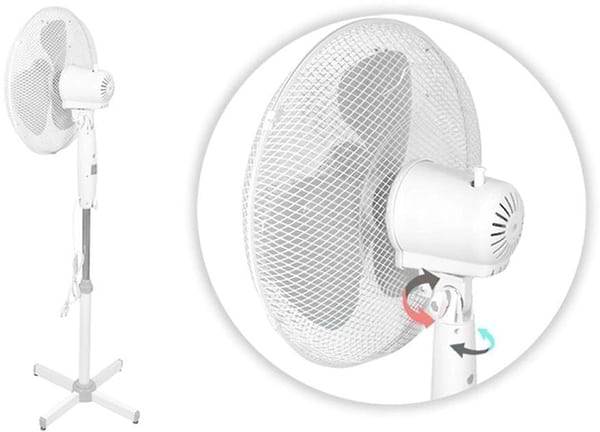 Фото - Вентилятор напольный Esperanza EHF001WE White/Gray