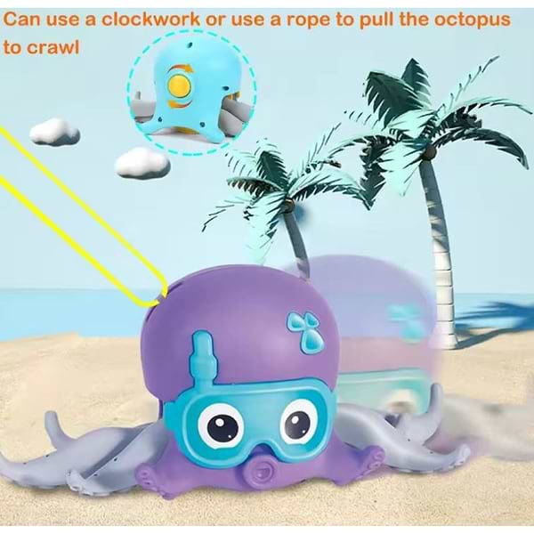 Фото - Игрушка для ванной BATH TOYS Осьминог заводится плавает и ходит в ассортименте (HG-5073)