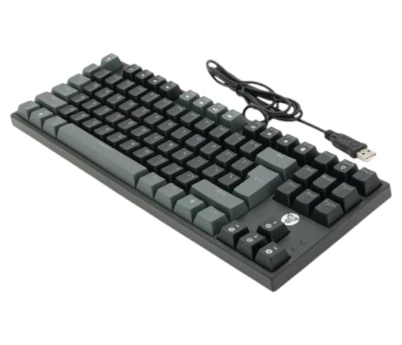 Фото - Клавіатура дротова ігрова Fantech ATOM MK876 (Eng) Black (red switch)