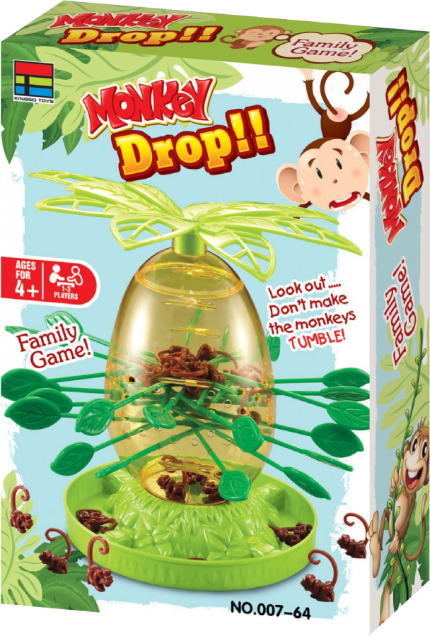 Настільна гра (5-7 років) Kingso Toys Веселі мавпи (007-64) - Фото 1