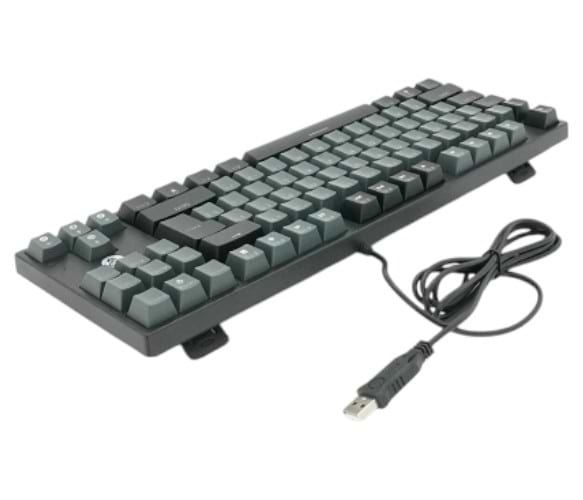 Фото - Клавиатура проводная игровая Fantech ATOM MK876 (Eng) Grey (red switch)