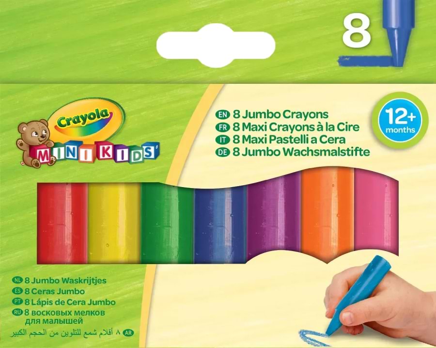 Набор восковых мелков Crayola Mini Kids 8 цв. (81-0080)