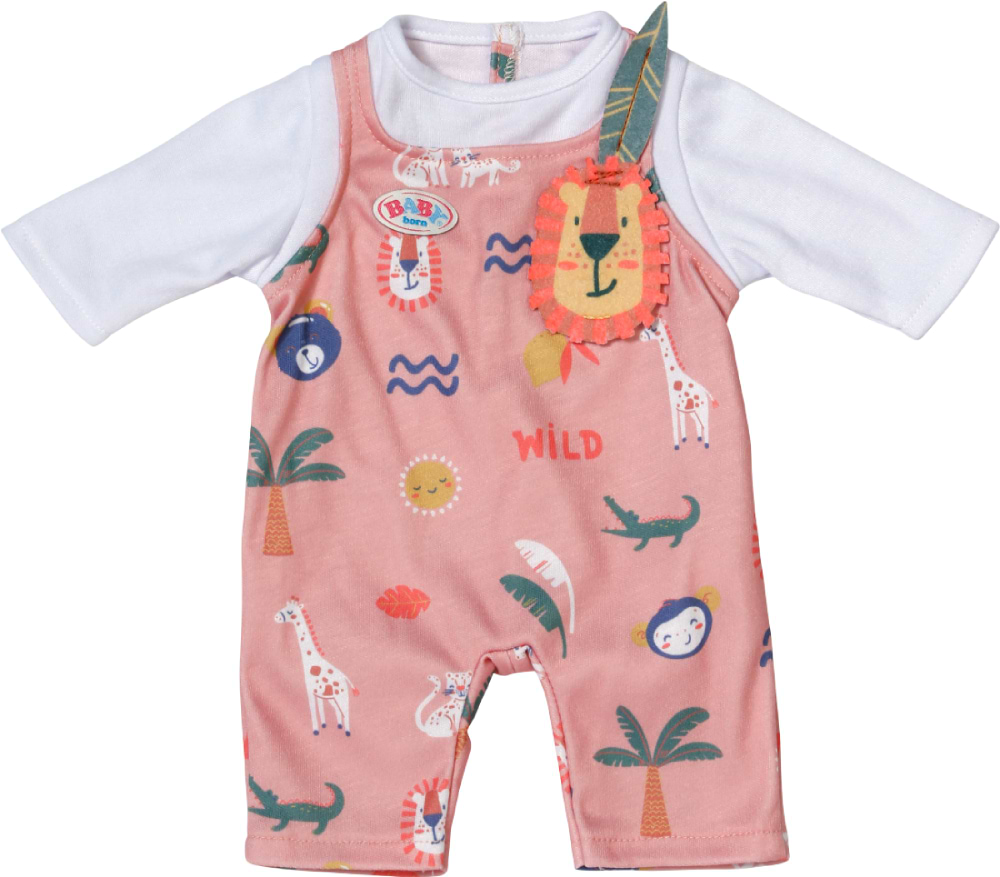 Одежда и аксессуары для куклы Baby Born КОМБИНЕЗОН ДЖУНГЛИ (43 см) (871669)