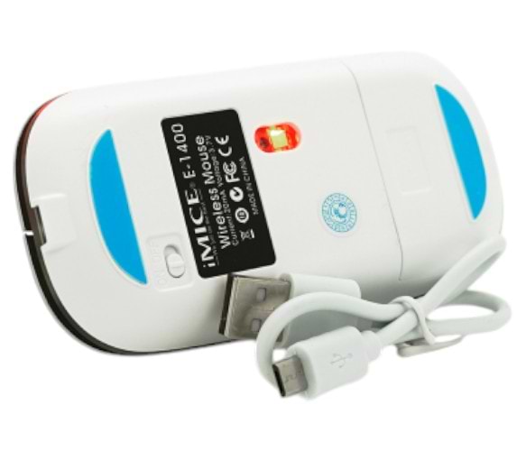 Фото - Миша бездротова iMice E-1400 Silver