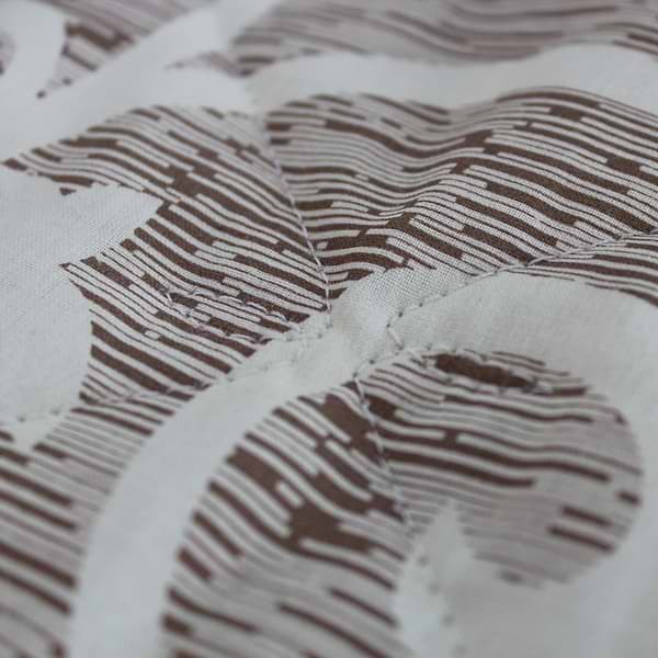 Фото - Покрывало двуспальное ТЕП ELEGANT COTTON 220х240 Beige and White (4-04577_32781)