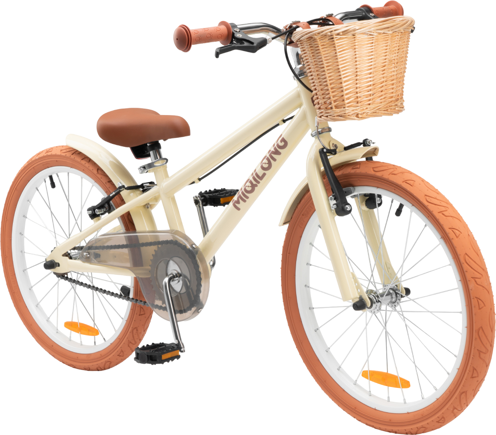 Двоколісний велосипед Miqilong RM 20'' Beige (RBB-RM20-BEIGE) - Фото 1