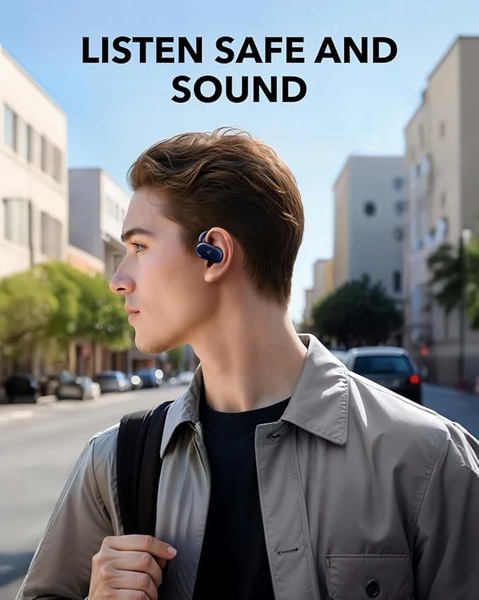 Фото - Навушники вкладиші бездротові TWS Anker SoundСore V20i Blue (A3876G31)
