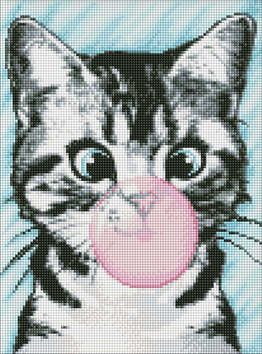 Алмазная живопись Ideyka Розовый пузырь 30х40 см (AMO7585)