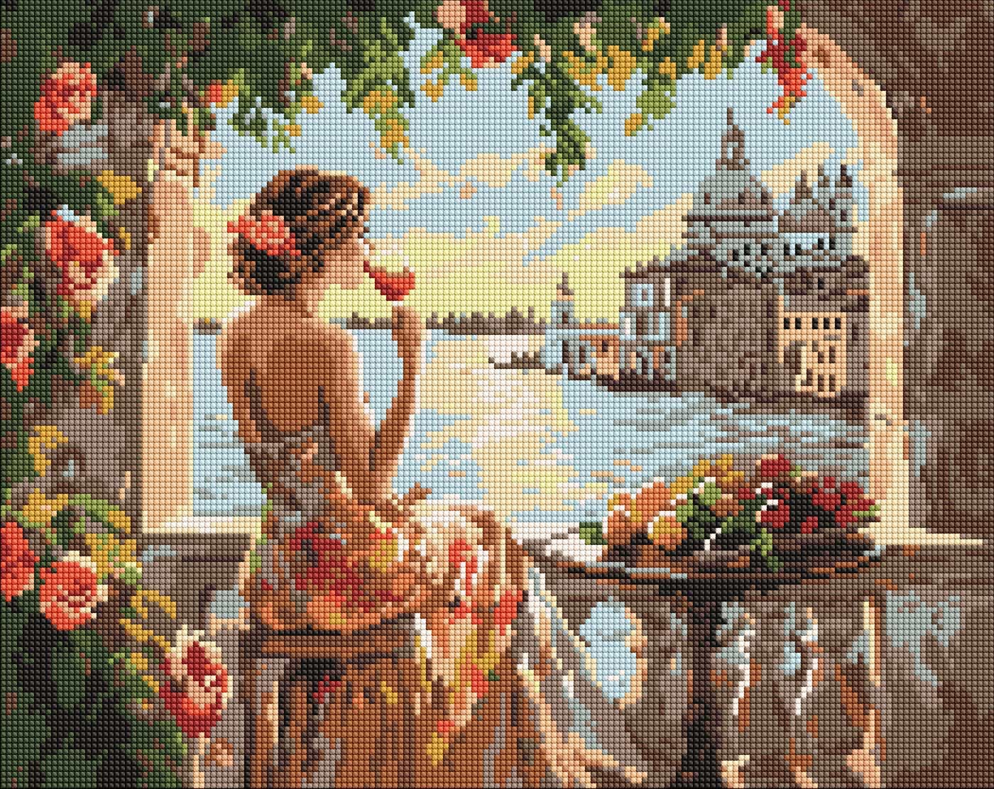 Алмазная живопись Ideyka Летние мечты 40х50 см (AMO8185)