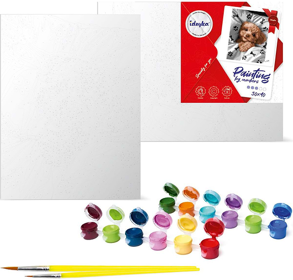 Фото - Картина по номерам Ideyka Котики на отдыхе 30х40 см (KHO6601)