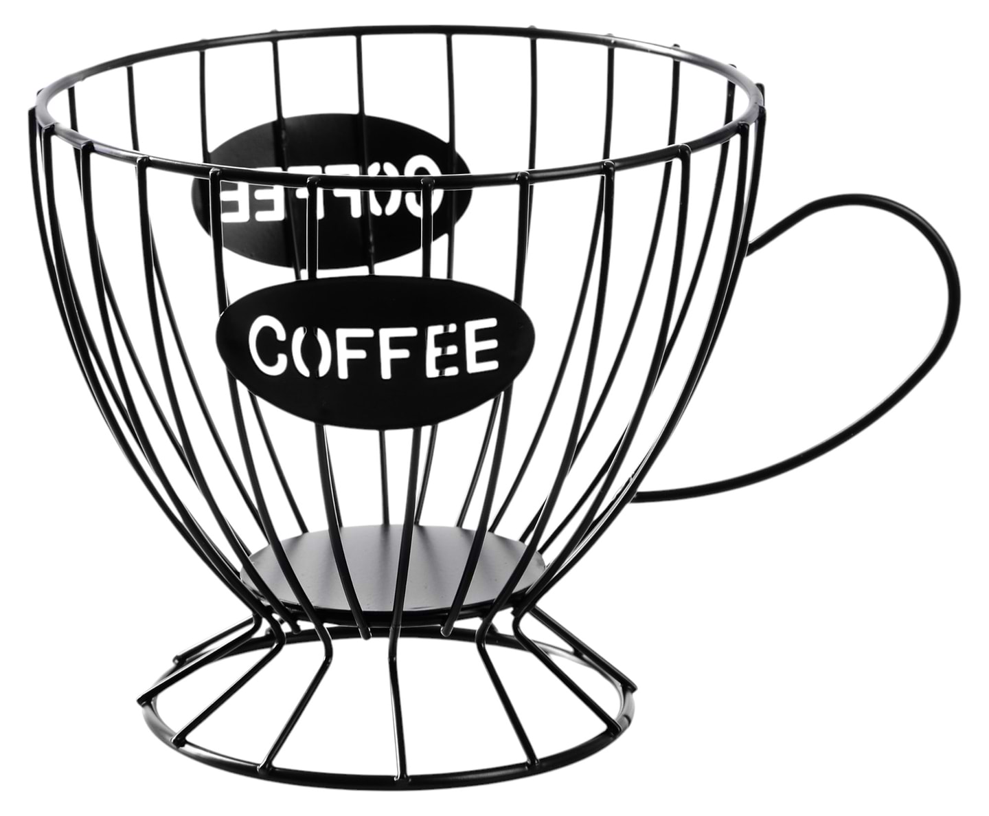 Емкость для фруктов Viva LACY CUP BLACK 19.5x14x10.5 см (B090062)