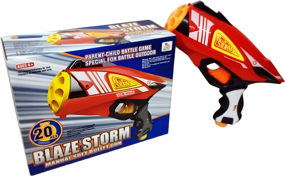 Бластер многозарядный Zecong toys м'якими набоями (7038)