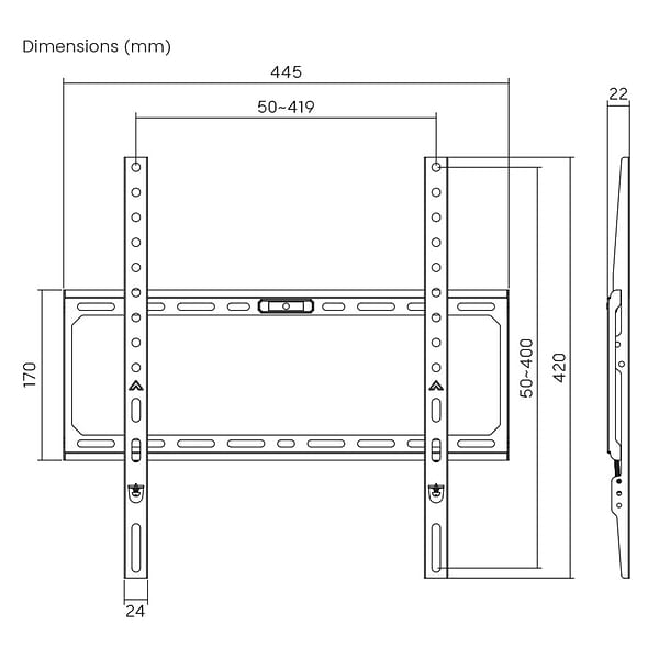 Фото - Крепление для телевизора Brateck KL37-44F