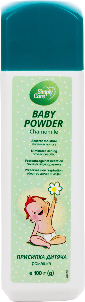 Детская присыпка Simply Care с ромашкой 100 г (8903849005705)