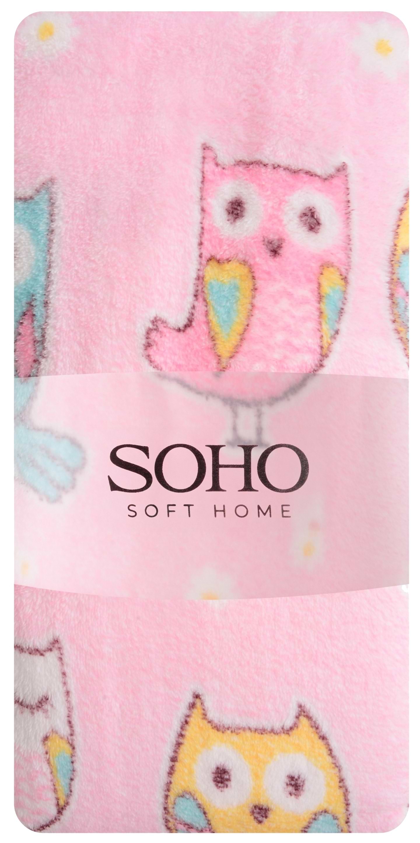Рушник банний SOHO 70х140 см мікроф. Owl - Фото 1