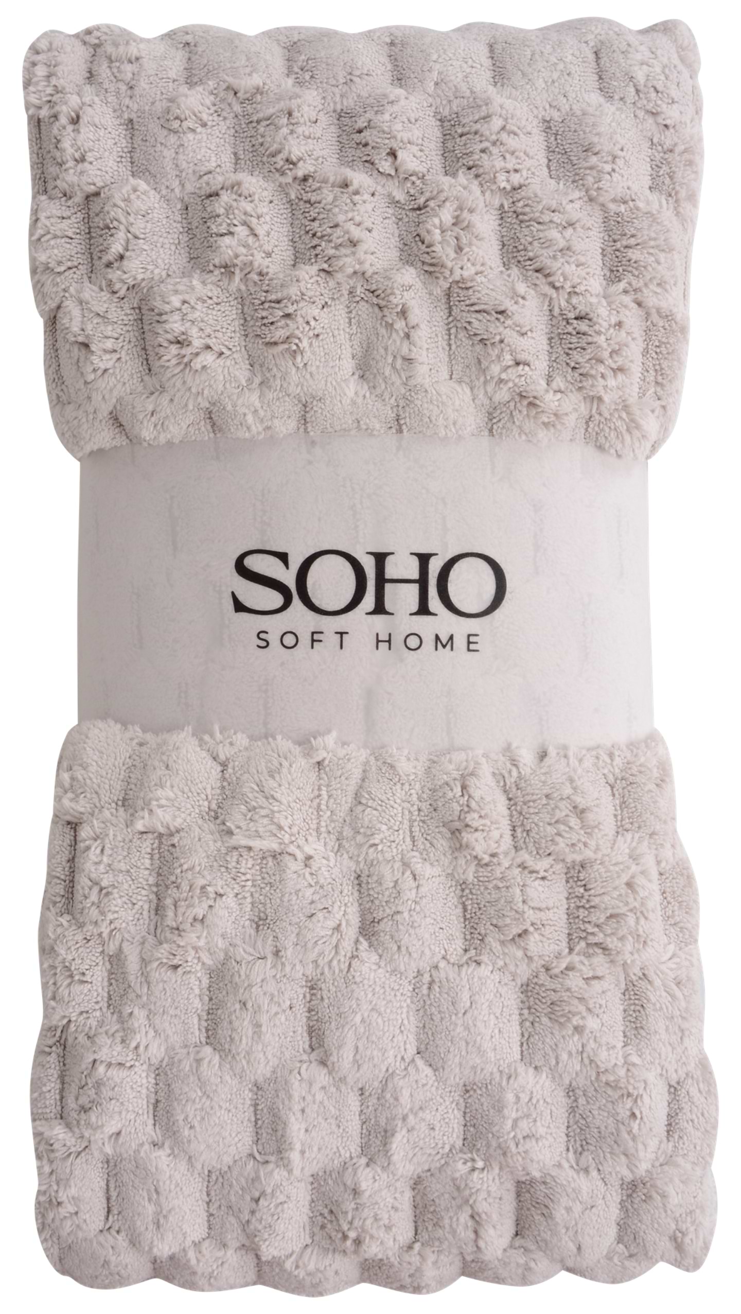 Рушник банний SOHO 70х140 см мікроф. Sote Grey - Фото 1