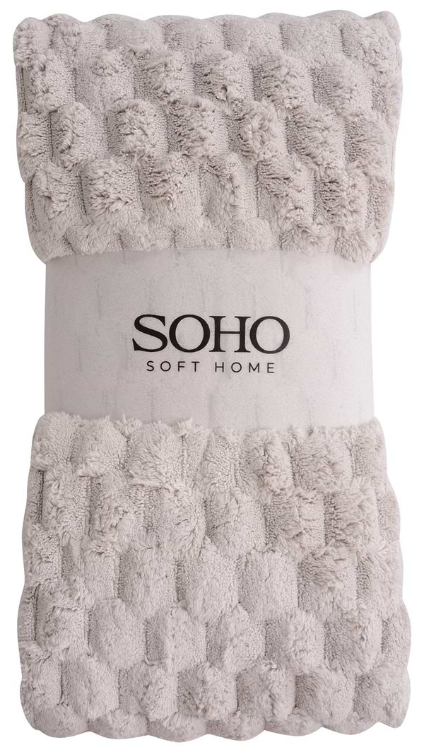 Фото - Рушник банний SOHO 70х140 см мікроф. Sote Grey